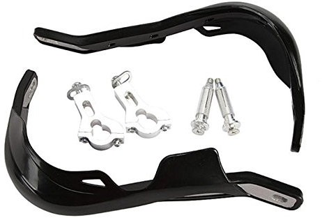 Paar 7/8 22 mm — 1 1/8 28 mm Schwarz Universal Motorrad/ATV Bike Handprotektoren Handschützer Protektor