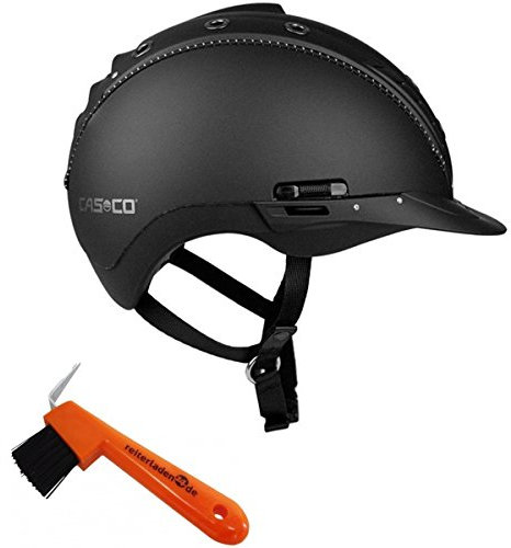 Casco Reithelm Mistrall-2 schwarz L-XL (60-63cm) + Hufkratzer Reiterladen24