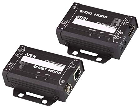 ATEN VE811 extensor audio/video Transmisor y receptor de señales AV Negro