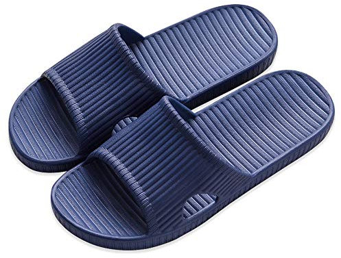 JIJIe Ciabatta da doccia, bagno o uso interno, antiscivolo （Navy Blue EU 42/43