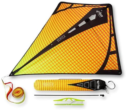 Prism Kites Vertex Diamond – Classic Single-Line Kite – Easy to Assemble – Tail and Spare Parts Included – Infrared