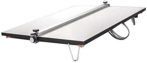 Cashwise Tavolo da Disegno A2, 60x45 cm Strumento di redazione e architettura Facilmente Regolabile con sovrano Parallelo e Manico di Trasporto ergonomico per Studenti e Professionisti