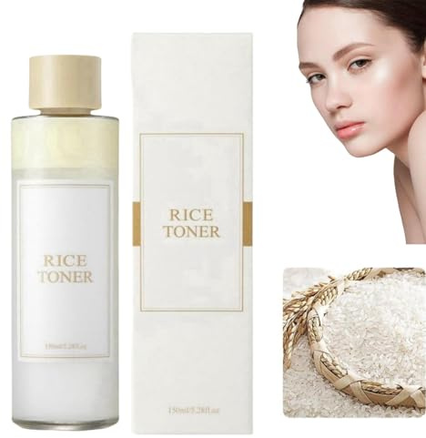 150ml Rice Toner - Korean Hydrating Face Serum for Dry Skin - Moisturizing Soothing Rice Water Skincare