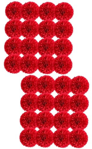 IMIKEYA 100 STK Simulation Melaleuca Gefälschte Blumen Nelkensträuße Künstliche Chrysantheme Hochzeitstischdekoration Blumenarrangements Aus Seide Kunstblumen Zum Basteln Seidentuch Rot