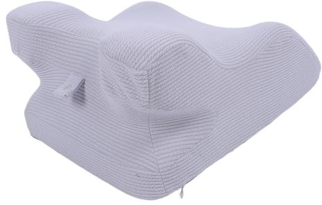 Brrnoo Keilkissen Ergonomisch Anti-Schlupf, Dreieck Rückenstütze für Bett, Kopfteilkissen Bettlesung, Schlafkomfort