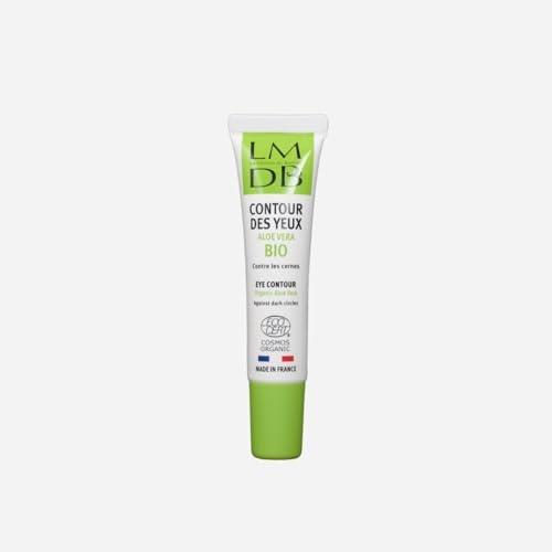 La Maison du Barbier - Contour des Yeux à l'Aloe Vera Bio - Soin Anti-Cernes, Anti-Poches - Ecocert, 98% d’Ingrédients d’Origine Naturelle - Fabrication Française - 20 gr