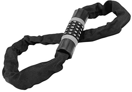 ifundom Multi-purpose Kettenschloss Für Fahrräder Und Elektroroller Einstellbarer Code Sicherer Diebstahlschutz Für Mountainbikes Und Motorräder