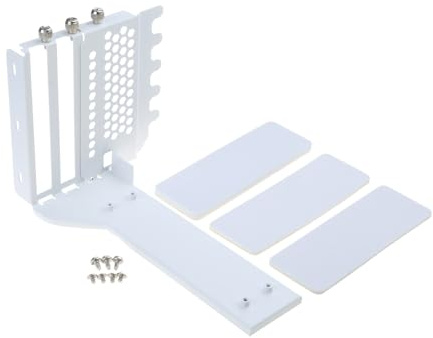 jiingekk Support de montage pour carte graphique PCIE3.0 X16 Support vertical GPU Positionnement flexible Câble d'extension PCIE3.0 en option