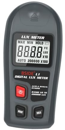 KiBcsLic Luxmètre Numérique pour La Mesure de Lumière en Photographie et Horticulture