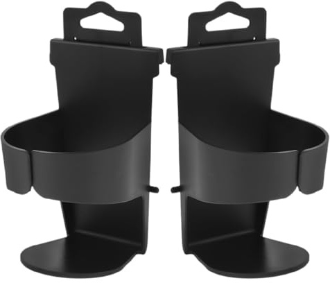 STOBAZA 2Pcs Car Cup Holder for Door and Seat Back Window, Auto Cup Holders for Hanging Drink Water Bottles, Vehicle Interior Organizer