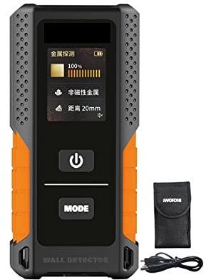 Rilevatore Tubi e Cavi Elettrici Rilevatore multifunzionale 3in1 di cavi in ​​​​legno in metallo da parete Display a colori digitale Trasmissione vocale USB