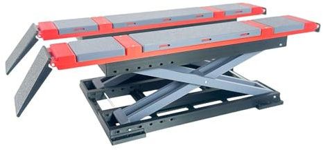 KiBcsLic RC-Miniatur-Hebebühne, RC-Car-Werkstattständer, für 1/18-Crawler-Cars, realistischer Präsentationstisch, tragbar, verstellbar