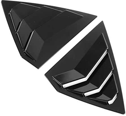 Nosqew 2 Stück Glänzend Schwarze Hintere Seitenfenster-Luftschlitze, Lüftungsschlitze, Blendschutz, Ersatz für Regal 2017 2021, Hochwertiges ABS-Material, Verbesserte Privatsphäre,