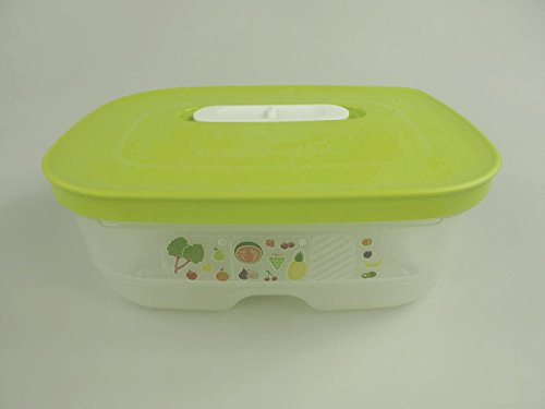 Tupperware VentilOfrais Frischhaltedose 800 ml - Verlängerte Aufbewahrung Obst und Gemüse - ACE-Belüftungssystem - Reduziert Lebensmittelverschwendung - Kühlschrank - Spülmaschinenfest
