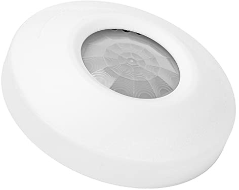 Sensore PIR a 360°, Rilevatore a Soffitto per di Allarme e Automazione Domestica Intelligente, Ampia Gamma di Rilevamento, per Sistemi di Sicurezza per Hotel, Ville e Negozi, 12V