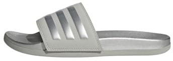 adidas Adilette Comfort Slides Damen Rutsche , Grey Two Silver Metallic Grey Two, 43 EU