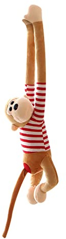 LICHENGTAI Hängende AFFE, Süßer Plüschtier AFFE Niedliche Langarmiger Affen Hängende Gibbon Stofftier Kindergeschenk Hanging Monkey Tier Plüschtier Kollektion Geschenk für Kleinkinder Jungen Mädchen
