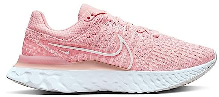 NIKE Damen React Infinity Run FK 3 Schuh, Pink Glaze White Pink Foam 600, 40.5 EU