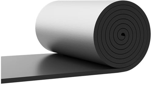 Aislante Térmico Lámina Autoadhesivo Insonorizante Núcleo de Espuma Aislante Acústico Insonorización Coche Lámina de Aislamiento de Radiador 5mm, para Pared, Piso, Atico, Garaje (Size : 1mx5m)