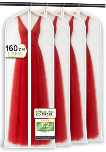 FiRiO® 4x housses vêtements (160 cm) - Housses protection pour vêtements