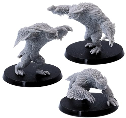 Forged Terrain Owlbear Miniatur Figur 28mm Dungeons and Dragons Miniatur Gaming, Fantasy Rollenspiele Figuren Tabletop Minis