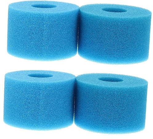 BESPORTBLE 4stücke Schwimmbecken Filter Ersatzschwamm Für Optimale Wasserqualität Hochleistungsfilter Für Pools Spas Und Aquarien Leicht Zu Reinigen Und Langlebig