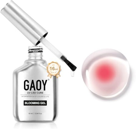 GAOY Blooming Gel, 16ml Clear Nagellack, Ausbreitungseffekte Soak Off UV für Nail Art DIY