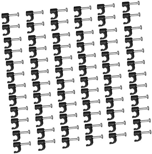 HOMSFOU 1juego Grapas Para Cables Clips De Pared Resistentes Para Instalación Eléctrica Soporte De Cables Fácil De Usar y