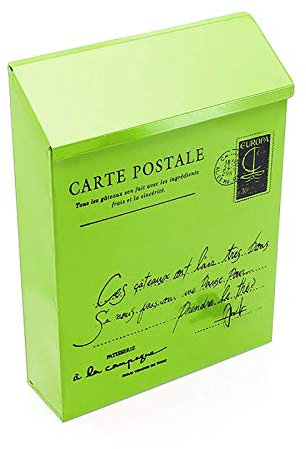 PNAJFUEL Briefkasten Mit Zeitungshalter, Retro-Briefkasten Im Amerikanischen Pastoralstil Zur Wandmontage, Eimer, Zeitungskästen, Briefkasten, Metall, Briefkasten, Gartendekorationsbriefkasten