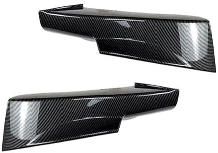 Frontspoiler Für B&MW 3 Serie E90 E91 Für LCI 2009-2012 Auto Frontstoßstange Lippensplitter Diffusor Body Kits Spoiler Stoßstangenschutz Frontspoiler(Carbon Look Splitter)