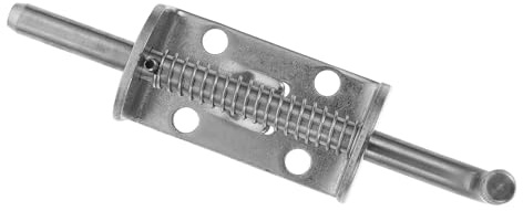 NUOBESTY Verrou De Porte À Ressort En Acier Inoxydable Loquet De Sécurité Pour Portail De Jardin Et Porte De Maison Résistant À La Corrosion Installation Facile 12.00 X 3.00 X 0.80 Cm