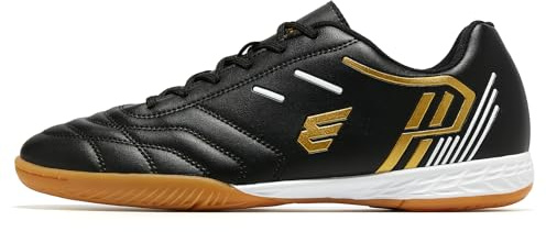 EPIMENO Men Indoor Soccer Shoes Women Futsal Shoes Flat Rubber Outsole