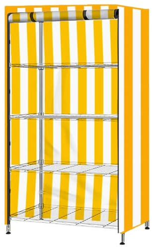 Aufbewahrungstasche für, robuster Schutz für Metallgitter, staubdicht | 210D, wasserdicht, für Schrank, Garage, Küche, Innen- und Außenbereich, Organisation von Speisekammer
