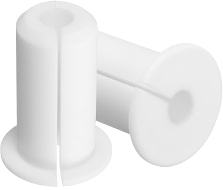 PATIKIL Wall Grommets for Cables 3/4, 2 Pcs Cable Routing Kit Silicone Hole Grommet Feed Through Bushing for Ethernet Accessories with 7.5mm Hole, White