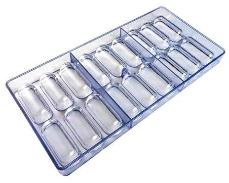 Moule ovale pour chocolats et bonbons faits maison Transparent Qualité alimentaire Accessoires de pâtisserie Outil professionnel de fabrication de chocolat