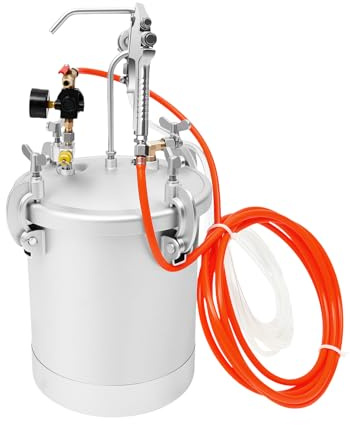 Récipient sous pression pour peinture en spray, 10 l, réservoir de peinture 50-80 psi, pression réglable, système de pulvérisation de peinture, support de peinture pour décoration de la maison