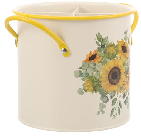Homoyoyo Porta-bacchette Decorativo Stile Vintage Organizer Posate in Materiale Robusto Porta Utensili da Cucina con Ampio Spazio Adatto per Casa Ristorante e Hotel Supporto Pratico e