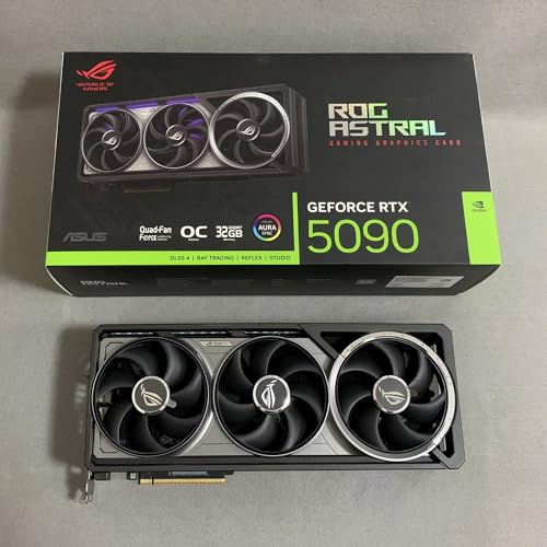 (No GPU) ROG Astral GeForce RTX 5090 Graphics Card, Only as Decoration or Display, Collectible Model, Card Figure, Decorate Gaming Room or Office, Heatsink Fan Replacement Parts