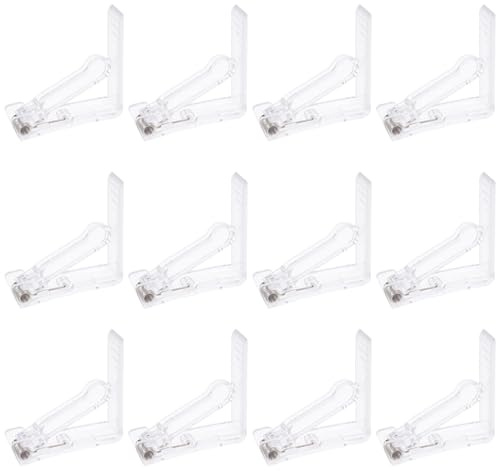 Pinzas para Manteles Ps Transparentes Resorte 12 Piezas