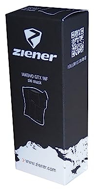Ziener barn IAKOVO GTX INF Junior BOX underhjälm mask skidhjälm ansiktsmask | varm, elastisk, mjukt skal