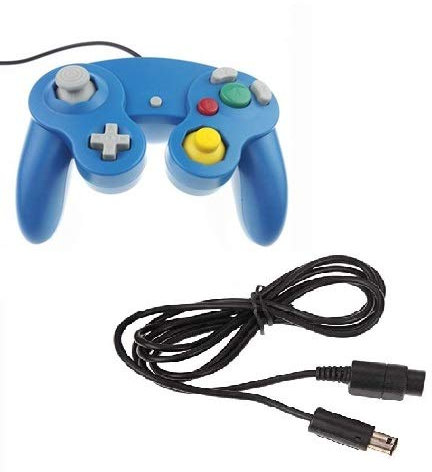 DARLINGTON & Sohns Manette bleue pour manette Nintendo Game Cube Bleu GC Extension Nintendo Cable