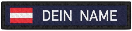 Namenspatch Österreich Navy Name Patch Aufnäher Wunschname Austria #36616