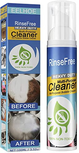 Detergente per schiuma potente smacchiante per cappa da cucina Detergente per grasso per stufe Detergente per schiuma per interni auto per la pulizia della casa (100ML)