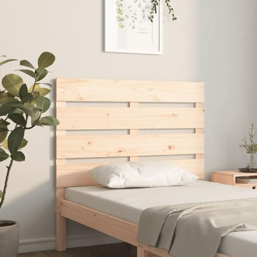 ARKEM Kopfteil Wandkissen Bett 100x3x80 cm Massivholz Kiefer Mkopfende