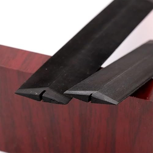 Hand Saw Sharpening Files, 2PCS Shaped Files for Fine Tooth Tool, Ideal for Deburring and Shaping, Steel+Rubber for Durability