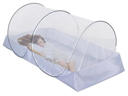 Moskitonetz Outdoor, Moskitonetz Reise, Mückennetz Outdoor, Fliegencampingnetz, Kostenlose Installation, Netznetz Mit Seitlichem Reißverschluss, Campingzubehör, Outdoor-Gadget Für Wälder, Terrasse
