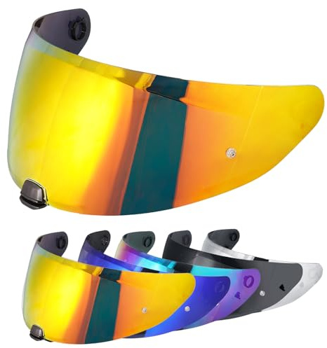 VCOROS Visier Helm für i70 i10 HJ-31 Motorradhelm Visier | Motorrad Windschutz Helm Objektiv Visier,Vollgesichts Helmlinsenvisier Motorradhelm Zube