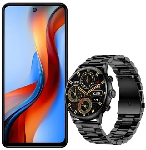 MyPhone N23 Plus 5G Smartphone Kit + Smartwatch myPhone Watch Elegant 2, Smartphone 5000mAh, Android 14, NFC, Dual SIM, 256GB, 8GB Ram, Triple Camera 50mpx, Smartwatch incl