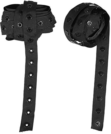 BELLIFFY Druckknopfgürtel Zum Annähen Schwarzes Stoff Und Kunststoff Pressband 18x18mm Kinderkleidung Verschluss Für Bodys Und Kleider Nähzubehör Für Selbstgemacht Projekte