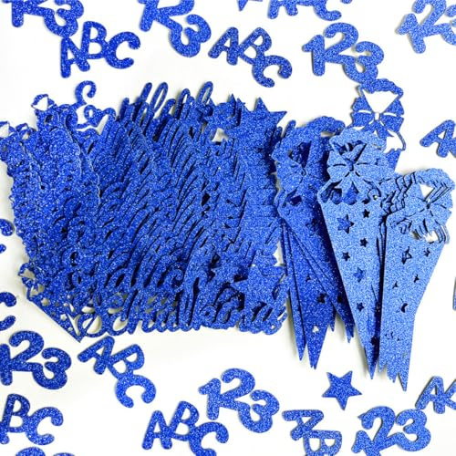 LONZIKP 100 pezzi per l'inizio della scuola per bambine e bambini, decorazioni da tavola brillanti con coni scolastici come decorazioni sparse per l'introduzione scolastica 2025